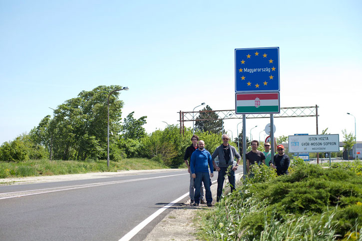 Grenzübertritt nach Ungarn